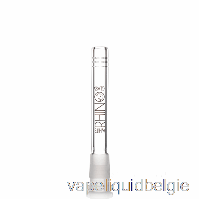 Vape Vloeistof Witte Neushoorn 19/14 Glazen Downstem 4,5 Inch